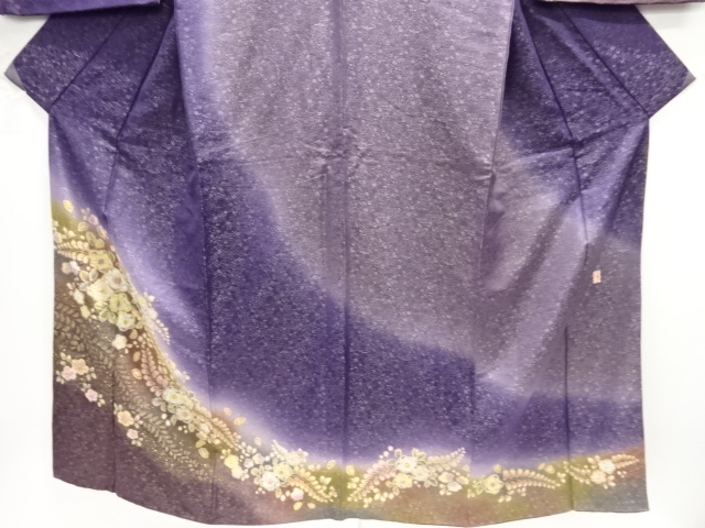  徳永憲峯作　桐屋翠山工房謹製　金通し辻ヶ花訪問着